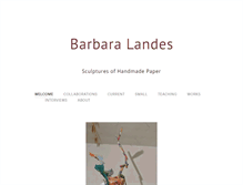Tablet Screenshot of barbaralandes.com
